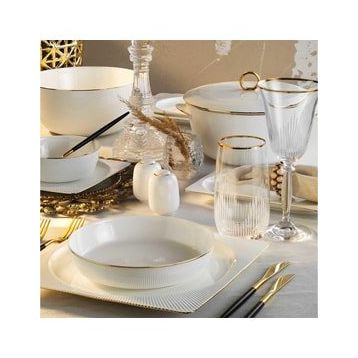 Aryıldız AR251034 Maria Gold 12 Kişilik 60 Parça Yemek Takımı