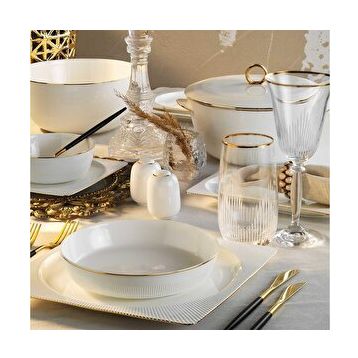Aryıldız AR251034 Maria Gold 12 Kişilik 60 Parça Yemek Takımı