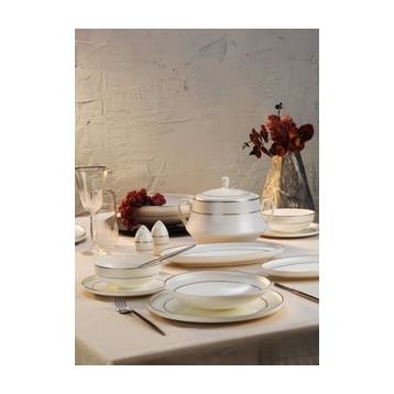 Aryıldız AR252963 Hn Vanessa 60 Parça Platin Porselen Yemek Takımı