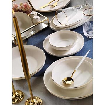 Aryıldız AR4038147 Acoustic Gold 6 Kişilik 30 Parça Yemek Takımı