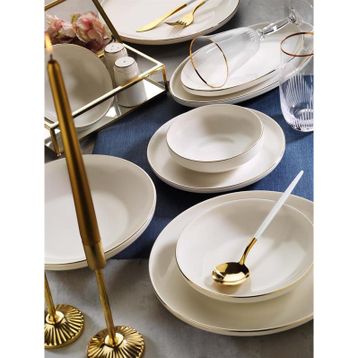 Aryıldız AR4038147 Acoustic Gold 6 Kişilik 30 Parça Yemek Takımı