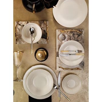 Aryıldız AR4057865 Alicia Altın 24 Parça Yemek Takımı