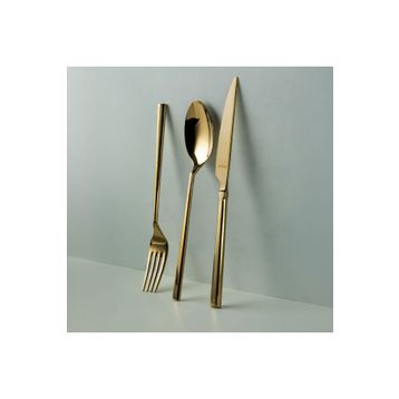 Aryıldız De Luxe S Gold 84 Parça 12 Kişilik Çatal Kaşık Bıçak Takımı