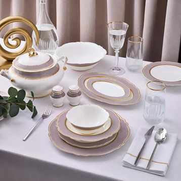 Aryıldız Majestic 60 Parça Yemek Takımı