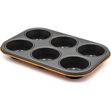 Aryıldız Mat Turuncu 6'lı Muffin Kalıbı
