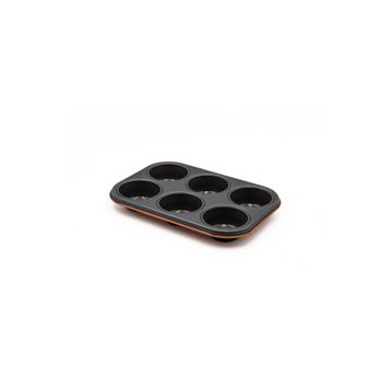 Aryıldız Mat Turuncu 6'lı Muffin Kalıbı