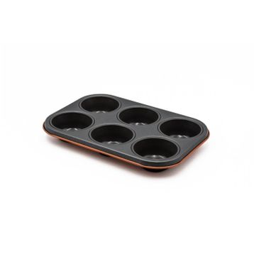 Aryıldız Mat Turuncu 6'lı Muffin Kalıbı