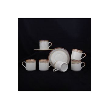 Aryıldız Pisa 6 Kişilik 12 Parça 90 ML Kahve Fincan Takımı
