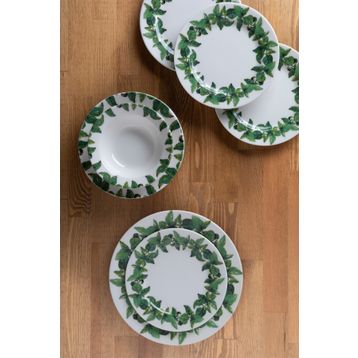 Aryıldız Porselen Leaf 24 Parça Yemek Takımı