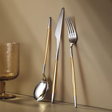 Aryıldız Qubra Prestige Mat Plus 84 Parça 12 Kişilik Çatal Kaşık Bıçak Takımı