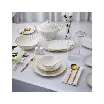 Aryıldız Sintra Gold 60 Parça Yemek Takımı