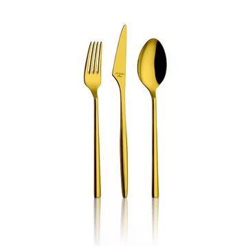 Aryıldız Trendy Gold Pvd 84 Parça Çatal Kaşık Bıçak Takımı