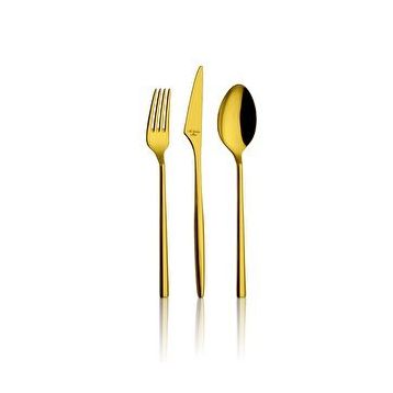 Aryıldız Trendy Prestige 84 Parça Pvd Gold Çatal Kaşık Bıçak Takımı