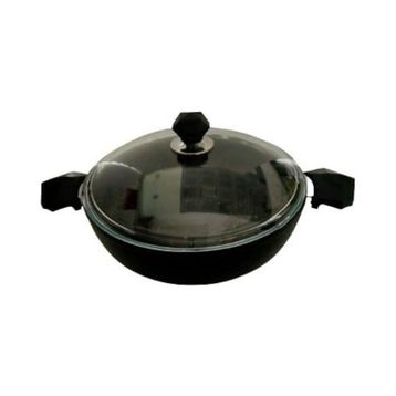 Aryıldız T/T Core 28 cm Siyah Granit Kısa Tencere