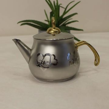 Arzu Elegant Çelik Golden Love Paslanmaz Kettle