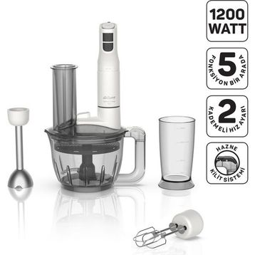 Arzum AR1187 Beyaz Soprano Max Neo Multi Blender Seti