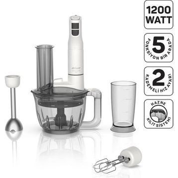 Arzum AR1187 Beyaz Soprano Max Neo Multi Blender Seti