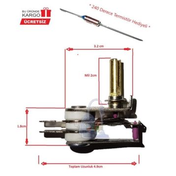 Arzum AR2007 Tost Makinesi Termostat ve Sigortası