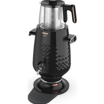 Arzum AR3083 500+ L Ehlikeyf 2200 W Cam Demlikli 3+ L Siyah Modern Semaver