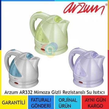 Arzum AR332 Mimoza 2200 W 2 lt Kapasiteli Su Isıtıcı Beyaz