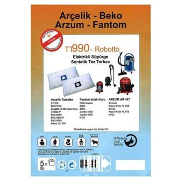 Arzum AR427 5 Adet Orjinal Toz Torbası