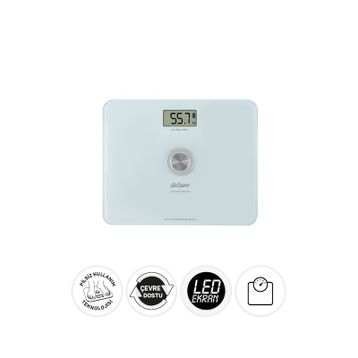Arzum AR5126 Stayfit Touch Cam Beyaz Baskül