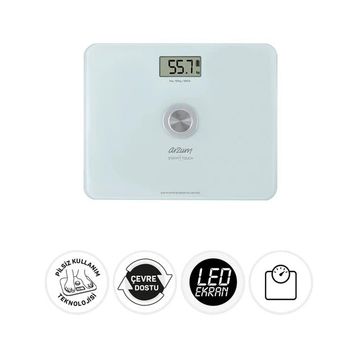 Arzum AR5126 Stayfit Touch Cam Beyaz Baskül