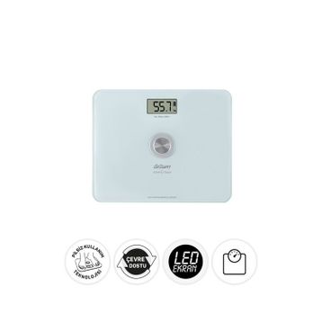 Arzum AR5126 Stayfit Touch Cam Beyaz Baskül