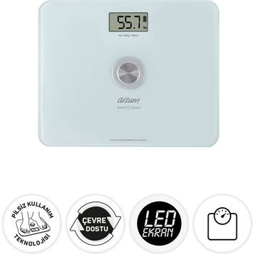 Arzum AR5126 Stayfit Touch Cam Beyaz Baskül