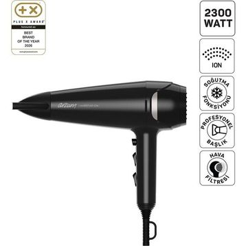 Arzum AR5138 Hairstar Ion 2300 W Siyah Saç Kurutma Makinesi