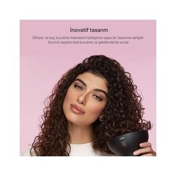 Arzum Bellissima Diffon Ceramic AR5086 Siyah Saç Kurutma Makinesi