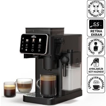 Arzum Okka OK0047 Barista Compact Krom Tam Otomatik Espresso Makinesi