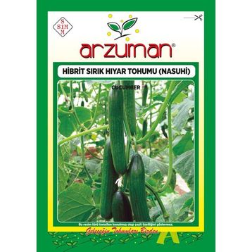 Arzuman 10 Adet Salatalık Nasuhi Hibrit Sırık Hıyar Tohumu