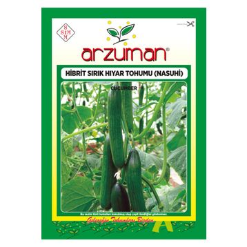 Arzuman 10 Adet Salatalık Nasuhi Hibrit Sırık Hıyar Tohumu