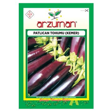Arzuman 10 Gr Çizgili Patlıcan TohumuAlaca Patlıcan