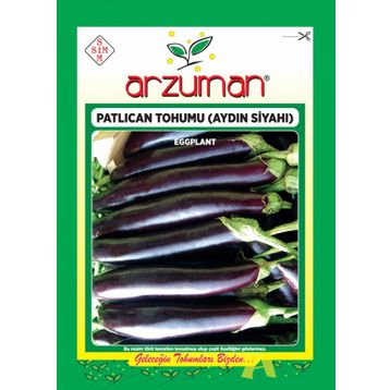 Arzuman 10 Gr Çizgili Patlıcan TohumuAlaca Patlıcan