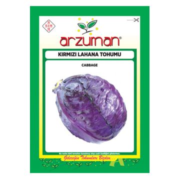 Arzuman 10 gr Kırmızı Mor Lahana Tohumu
