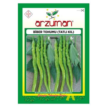 Arzuman 10 gr Tatlı Kıl Biber Tohumu