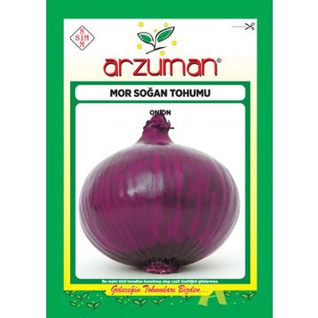 Arzuman 1250 Adet Mor Soğan Tohumu