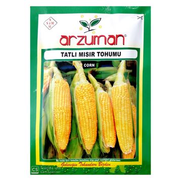 Arzuman 25 Gr Tatlı Mısır Tohumu Hibrit Şeker Mısır