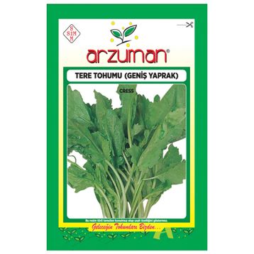 Arzuman 25 Gr Tere Tohumu Geniş Yapraklı Tere