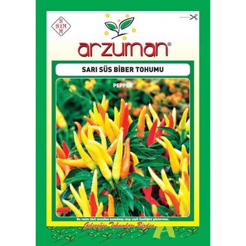Arzuman 5 gr Sarı Süs Biber Tohumu