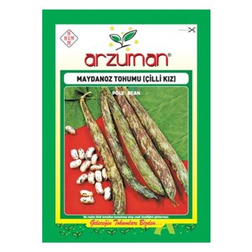 Arzuman Fasulye Çilli Kız 50 gr Tohum