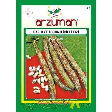 Arzuman Fasulye Çilli Kız 50 gr Tohum