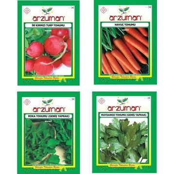 Arzuman İri Kırmızı Turp Tohumu