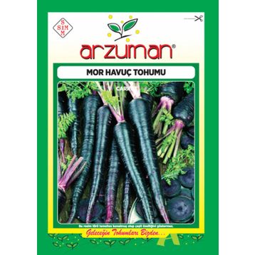 Arzuman Mor Siyah Havuç Tohumu