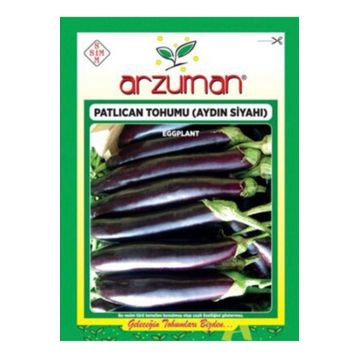 Arzuman Sebze Aydın Siyah Patlıcan Tohumu