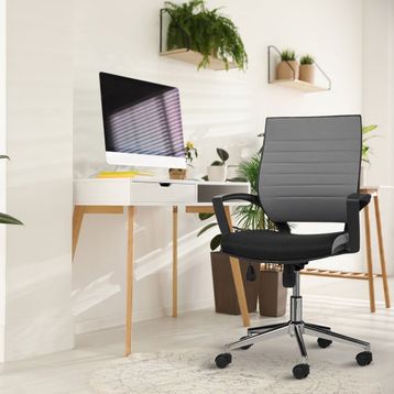 Asbir 55500 Sow Rigel Gri-Siyah Personel Çalışma Koltuğu