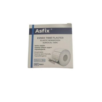 Asfix 2.5 cm x 5 mt Esnek Tıbbi Flaster