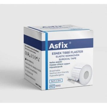 Asfix 5 cm x 5 mt Esnek Tıbbi Flaster